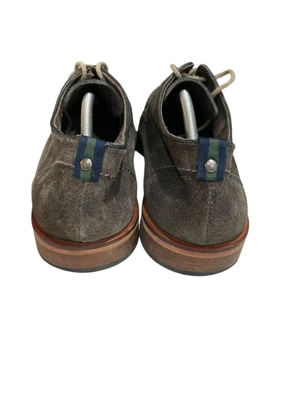 Modern Fiction Suede Lace Up Casual Shoe SZ 11 Grey